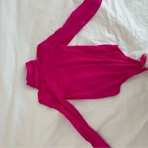 Wolford Fuchsia Turtleneck Bodysuit